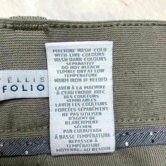 Perry Ellis  Portfolio Dress Pants Grey Size 36 - Picture 10 of 16